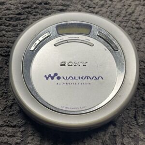 Sony Walkman D-EJ621 Portable CD Player G-Protection Gray — For Parts